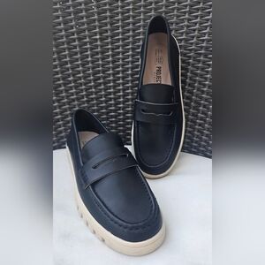Project Cloud Genuine Leather Loafers for Women - Non Slip Work Size 7 Black